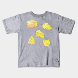 Lots of cheese and a lot more cheese Kids T-Shirt